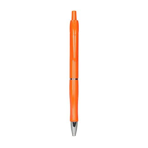 Stylo bille rétractable Bingo Orange 0,7 mm - Lot de 25 pièces