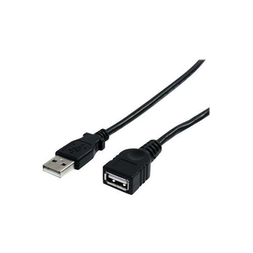 StarTech.com 3 ft Black USB 2.0 Extension Cable A to A - M/F - rallonge de câble USB - 91 cm