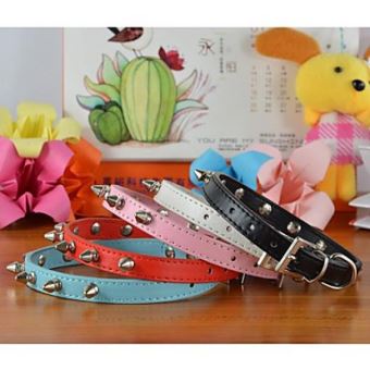 Collier Clouté Pour Chien Blanc S Colliers Harnais Et