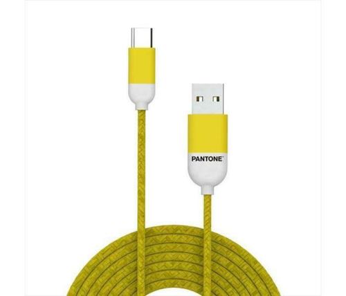 Câble USBC 3A en caoutchouc de 1 mètre Jaune