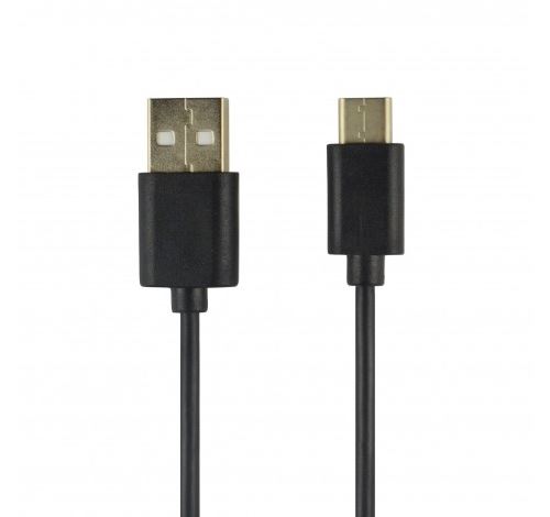 Câble data USB / Type C Noir / 2 Mètres