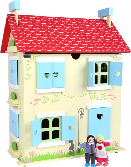 Maison De Poupée Avec Toit Amovible