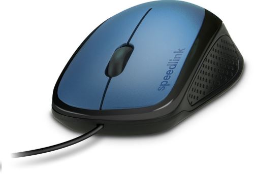 SPEEDLINK KAPPA Mouse - Souris - pour droitiers - optique - 3 boutons - filaire - USB - bleu