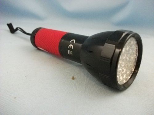 Am-Tech S1552 Lampe-torche en aluminium avec piles Très lumineuse 28 LED