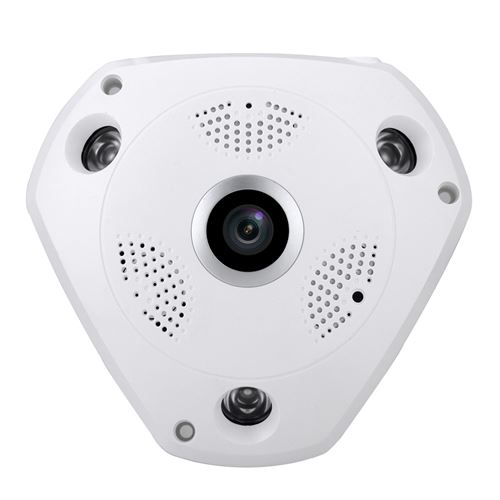 Caméra Surveillance Ip Infrarouge Android iOs 1.3 Mp HD Vidéo H.264 Blanc - YONIS