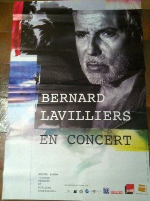 Bernard LAVILLIERS - 80x120 cm - AFFICHE / POSTER