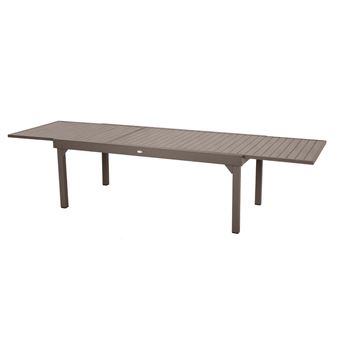 Table Extensible Rectangulaire Alu Piazza 10 12 Places Tonka
