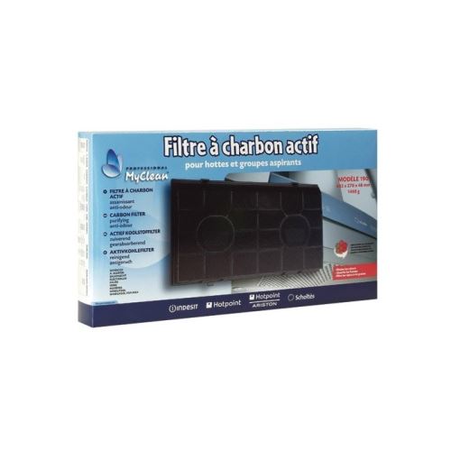 190 filtre a charbon (485x258x48mm) pour hotte indesit - 9633907