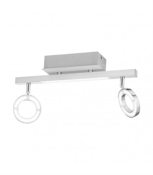Spot CARDILLIO 1 2 ampoules aluminium