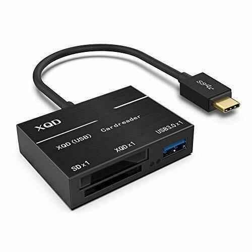 Adaptateur Lecteur USB 3.0 Type C USB vers carte mémoire SD XQD Cable Camera secteur de carte XXM8 Qumox noir