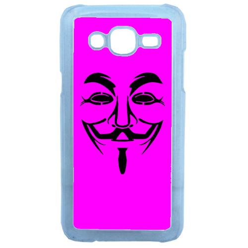 Coque Anonymous Rose Compatible Samsung Galaxy J5 Transparent