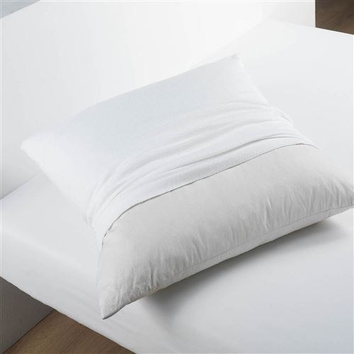 Protege oreiller 50 x 70 cm molleton molly Blanc
