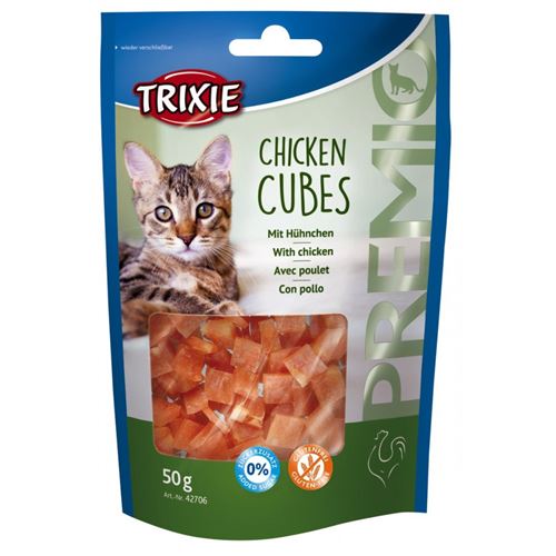 Cubes de poulet 50 gr pour chat - Trixie - TR-42706