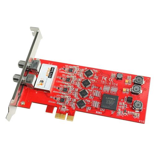 TBS6704 Carte PCIe Quad Tuner TV - ATSC - Clear QAM - 8VSB