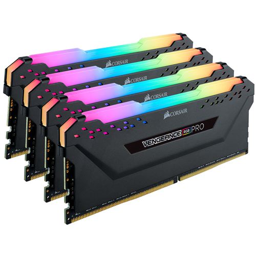 corsair corsair vengeance rgb pro series schwarz, ddr4-2933, cl16 - 32 g noir