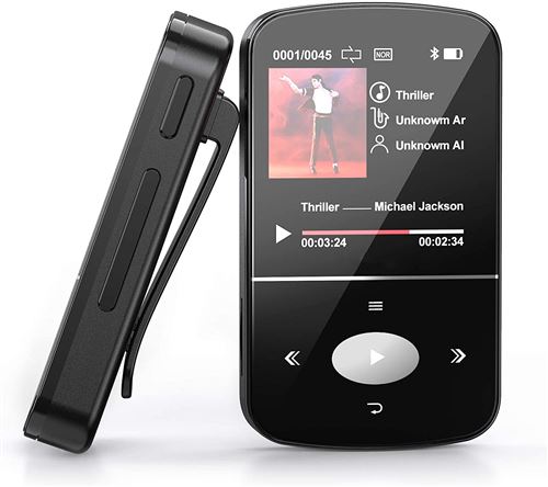 Lecteur MP3 Bluetooth 4.1 Musique de sport 32Go Son sans Perte