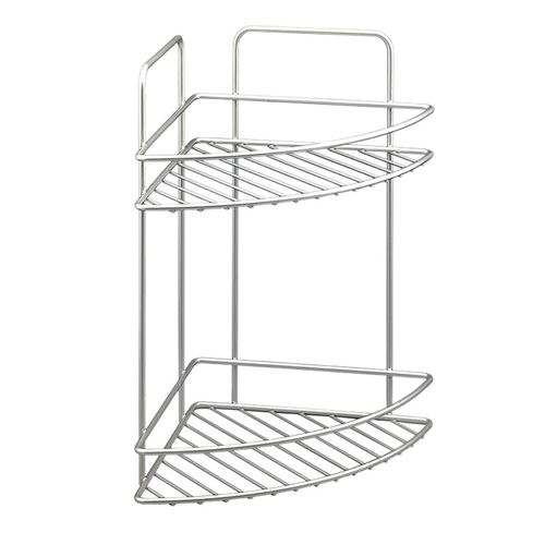 Metaltex Reflex Modèle de coin de salle de bain 2 étages