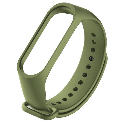 Bracelet en silicone pour Xiaomi Mi Band 3/4 - Vert foncé