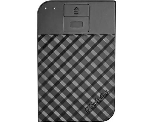 Verbatim Fingerprint Secure - Disque dur - chiffré - 1 To - externe (portable) - USB 3.1 Gen 1 (USB-C connecteur) - AES 256 bits