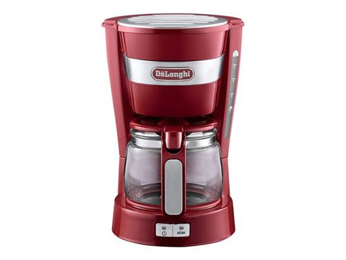 De'Longhi Active Line ICM 14011.R - Cafetière - 5 tasses - rouge