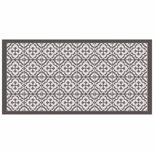 Tapis rectangle 50 x 100 cm vinyle vittoria Taupe