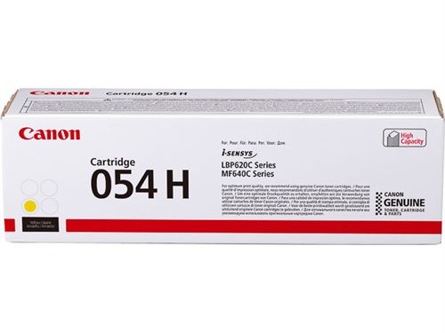 Canon 054H Original Jaune 1 pièce(s) - Cartouches de toner (Jaune, 1 pièce(s))