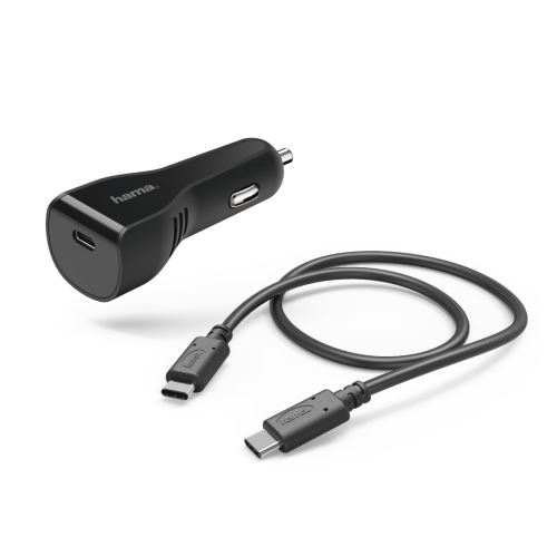 Kit charge allume cigare, port USB T.-C, Power Delivery (PD), 3A, noir