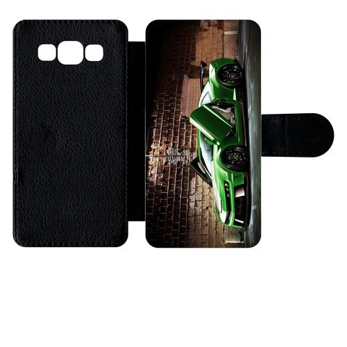 Etui À Rabat Samsung Galaxy A5 Tuning Voiture Verte Brique