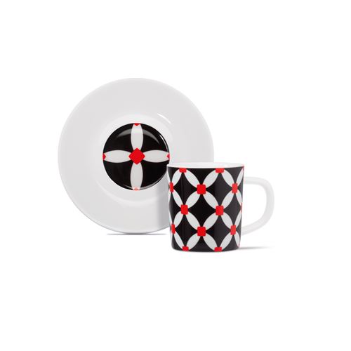 Tasse et soucoupe à expresso Elise