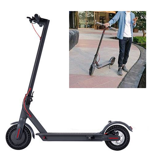 Trottinette Electrique Blanc 6 pouces Pattinette Pliable Smart Scooter