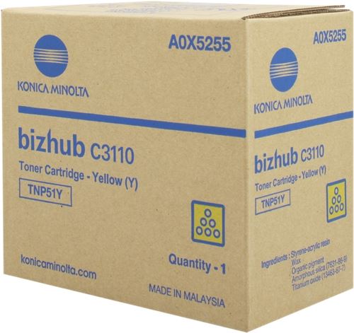  Konica Minolta TNP-51Y - Jaune - original - cartouche de toner - pour bizhub C3110 
