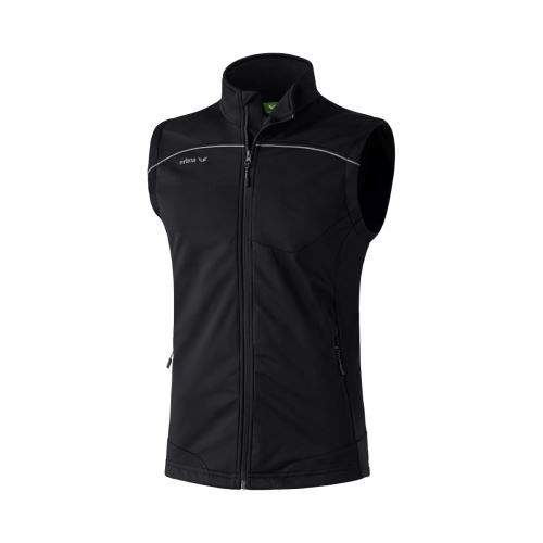 Veste sans manches junior Erima softshell 12 ans Noir