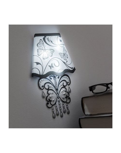 Autocollant mural avec led butterfly