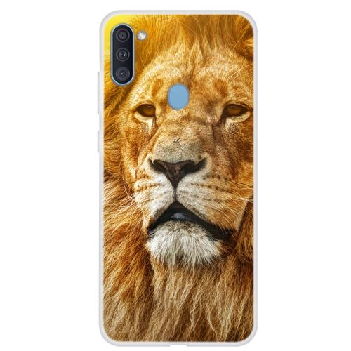 Coque en TPU impression de motifs lion pour votre Samsung Galaxy A11