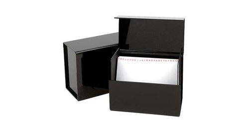 Boite de rangement fiche colo/perm