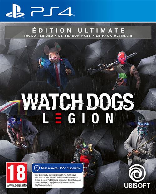 Watch Dogs Legion Edition Ultimate - Versions PS5 et