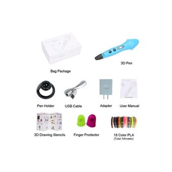 2€64 sur Stylo D'impression 3D Intelligent HAOBUY avec Écran LED pour  Griffonnage D'artisanat - Bleu - Imprimante 3D - Achat & prix