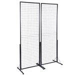 VEVOR Grille d'Exposition sur Pied en Acier Pour Présentation Capacité 27kg 2PCS