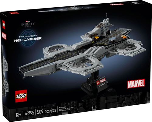 Lego Marvel - L'héliporteur des Avengers - 76295 - Set de construction - Image 2