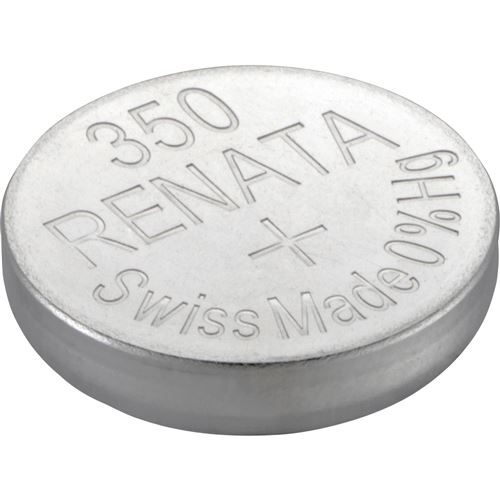 RENATA Pile bouton Silver Oxyde 350 / SR1136 SW 0% mercure