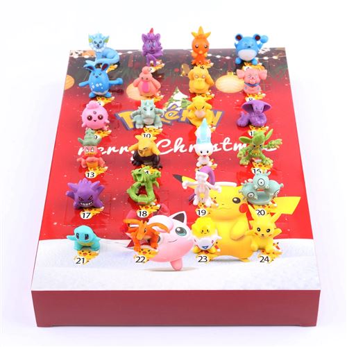 Acheter Pokemon 2024 nouvel an nouvel an mignon Mini bureau ensemble de  calendrier pratique, 2 pièces, couleurs mélangées, jouets populaires  coréens pour tout-petits