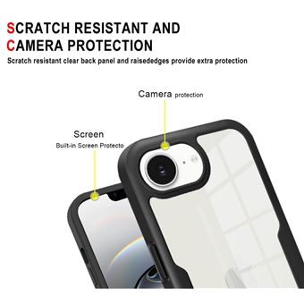 Coque Gel Protection 360° Pour IPhone 16E / SE4 2025 - Transparente - Silicone/caoutchouc - Neuf
