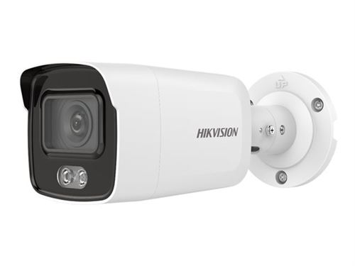 Hikvision ColorVu DS-2CD2027G1-L - Caméra de surveillance réseau - puce - résistant à la poussière / résistant à l eau - couleur (Jour et nuit) - 2 MP - 1920 x 1080 - montage M16 - Focale fixe - LAN 10/100 - MJPEG, H.264, H.265, H.265+, H.264+ - CC