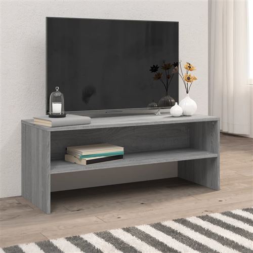 Vidaxl Gris Meuble Tv - Image 3