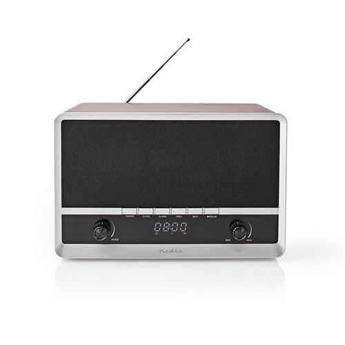 Radio FM Nedis RDFM5200BN Noir / Marron
