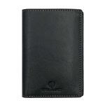 Serge Blanco - Portefeuille en cuir homme "Marfa" - noir - 9,5 x 13,5 x 1 cm - Noir