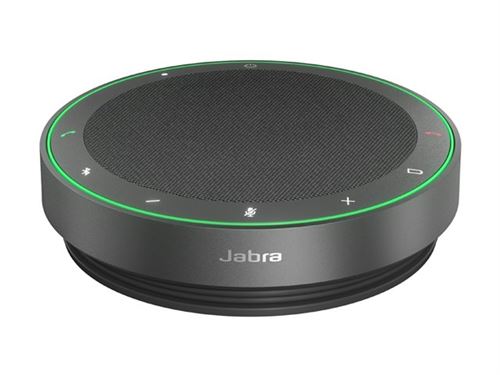Jabra Speak2 75 UC - Haut-parleur main libre - Bluetooth - sans fil - USB-A, USB-C - gris foncé - Certifié pour Zoom Rooms, certifié Zoom, Certifié Alcatel-Lucent, Certifié Avaya, Cisco Webex Certified, Certifié Unify, Certifié MFi, Certifié Googl