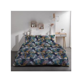 parure de lit 2 personnes - today - sunshine 15.35 - 220 x 240 cm - 100% coton imprimé - 1