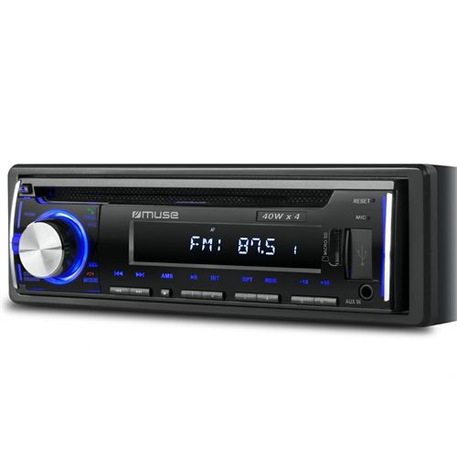 Autoradio Muse 1229 DAB 160 Watts DAB+/FM RDS USB SDMMC/ AUX 4 X 40 Watts