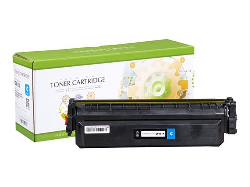 Static Control - Cyan - compatible - cartouche de toner (alternative pour : HP CF411X) - pour HP Color LaserJet Pro M452 MFP M377 MFP M477
